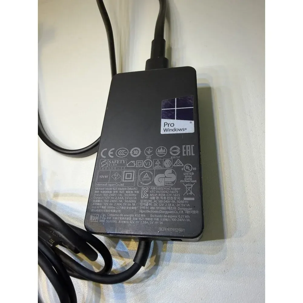 OEM Microsoft Surface Pro 3 4 Charger 12V 2.58A AC Power Adapter 1625 Original
